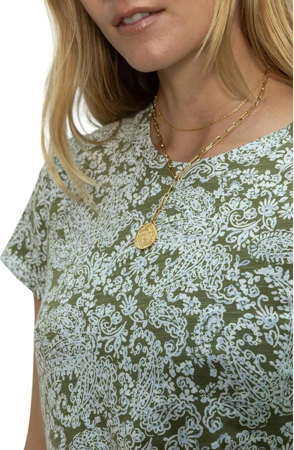 Sanctuary The Perfect Tee - T-Shirt for Women - Short Sleeved Construction - Classic Crew Neckline - Printed