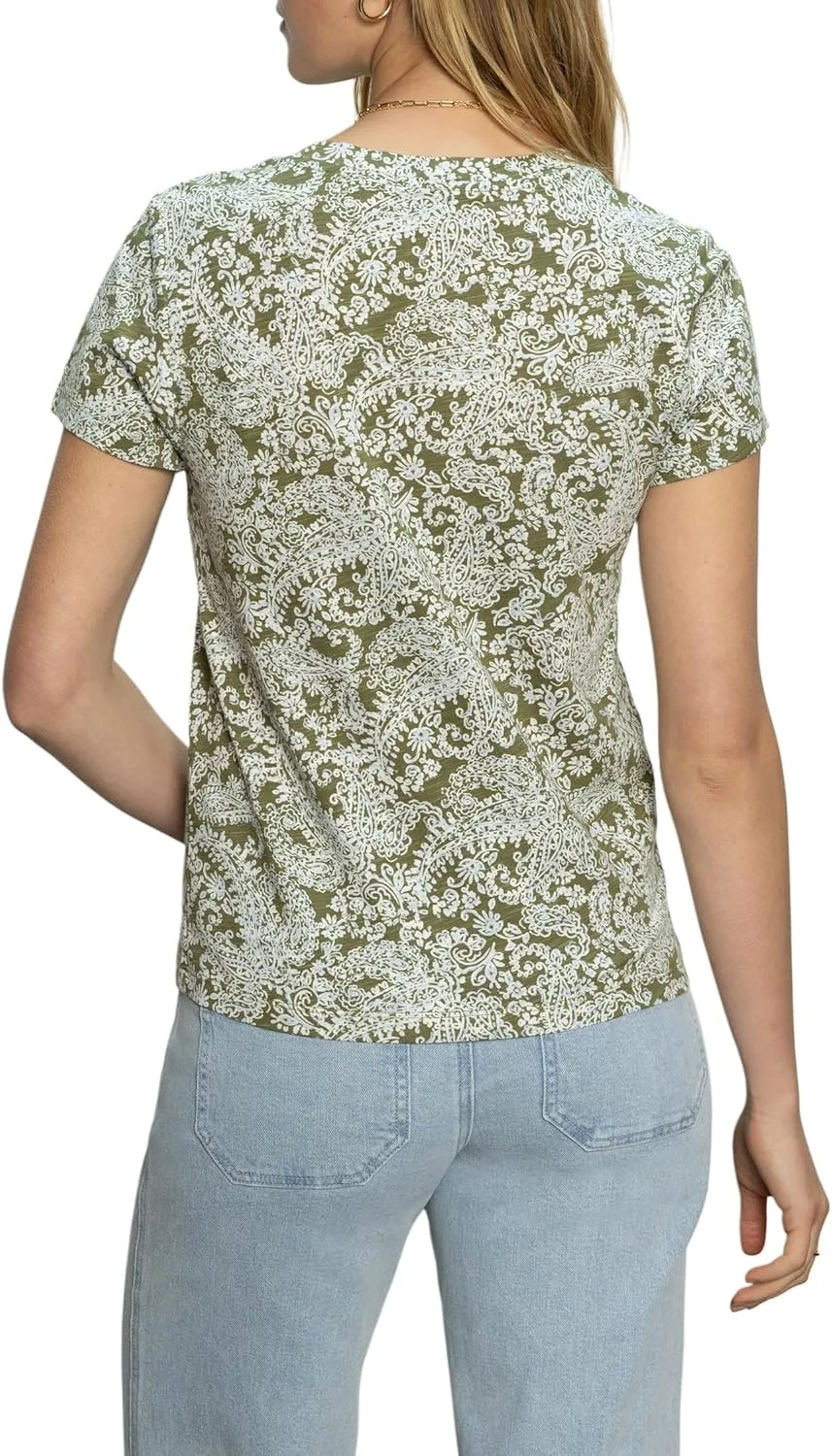 Sanctuary The Perfect Tee - T-Shirt for Women - Short Sleeved Construction - Classic Crew Neckline - Printed