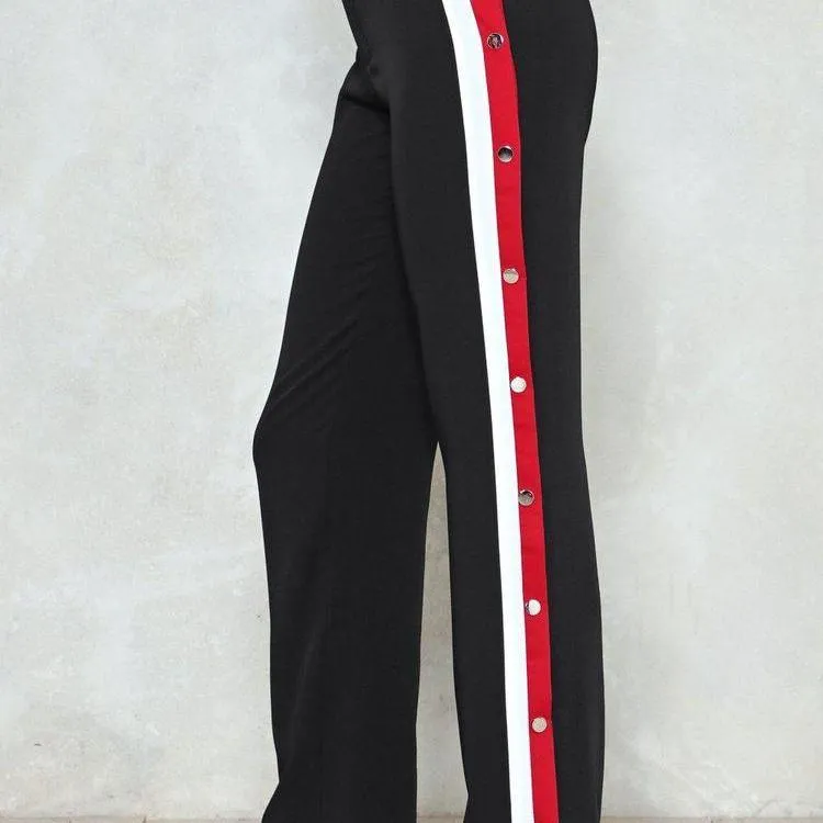 Side button tapped pants
