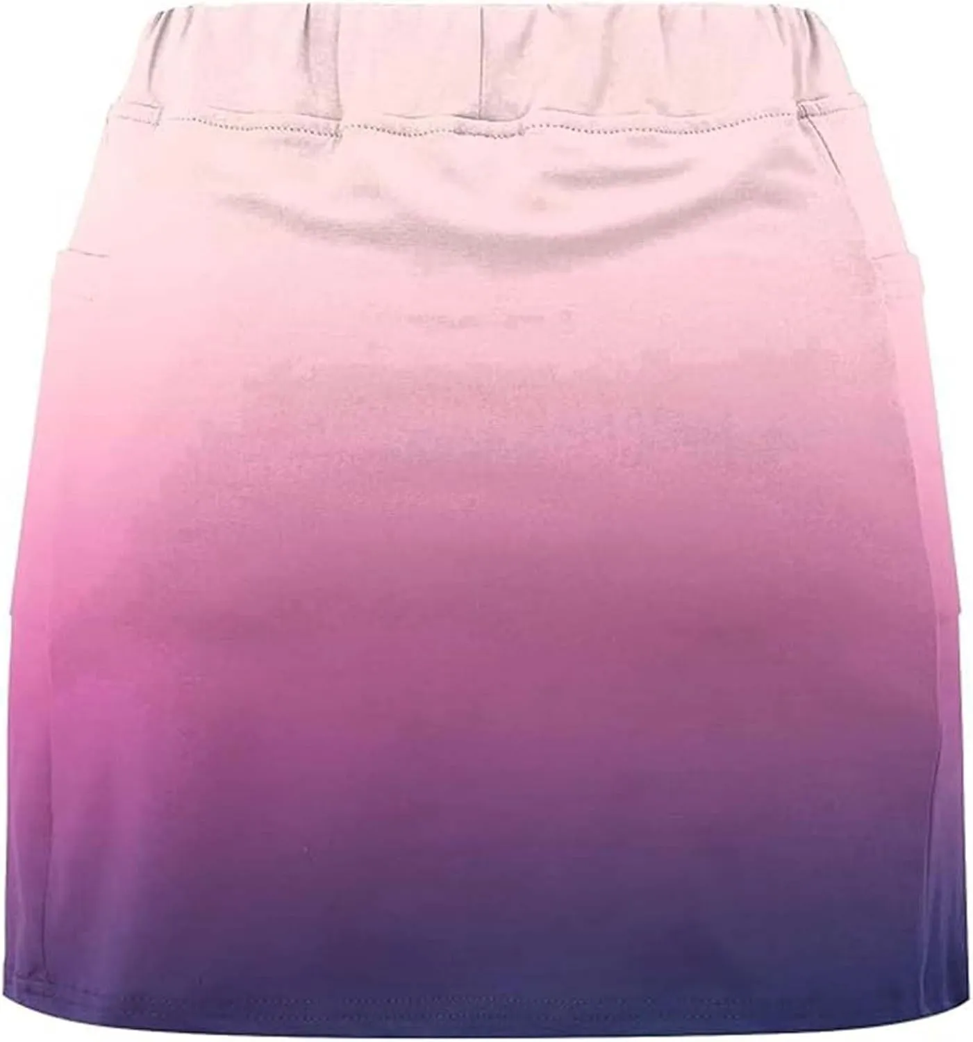 Skorts for Women Dressy Casual Gradient Tennis Skirt with Shorts Underneath Womens Athletic Skorts with Pockets Tummy Control