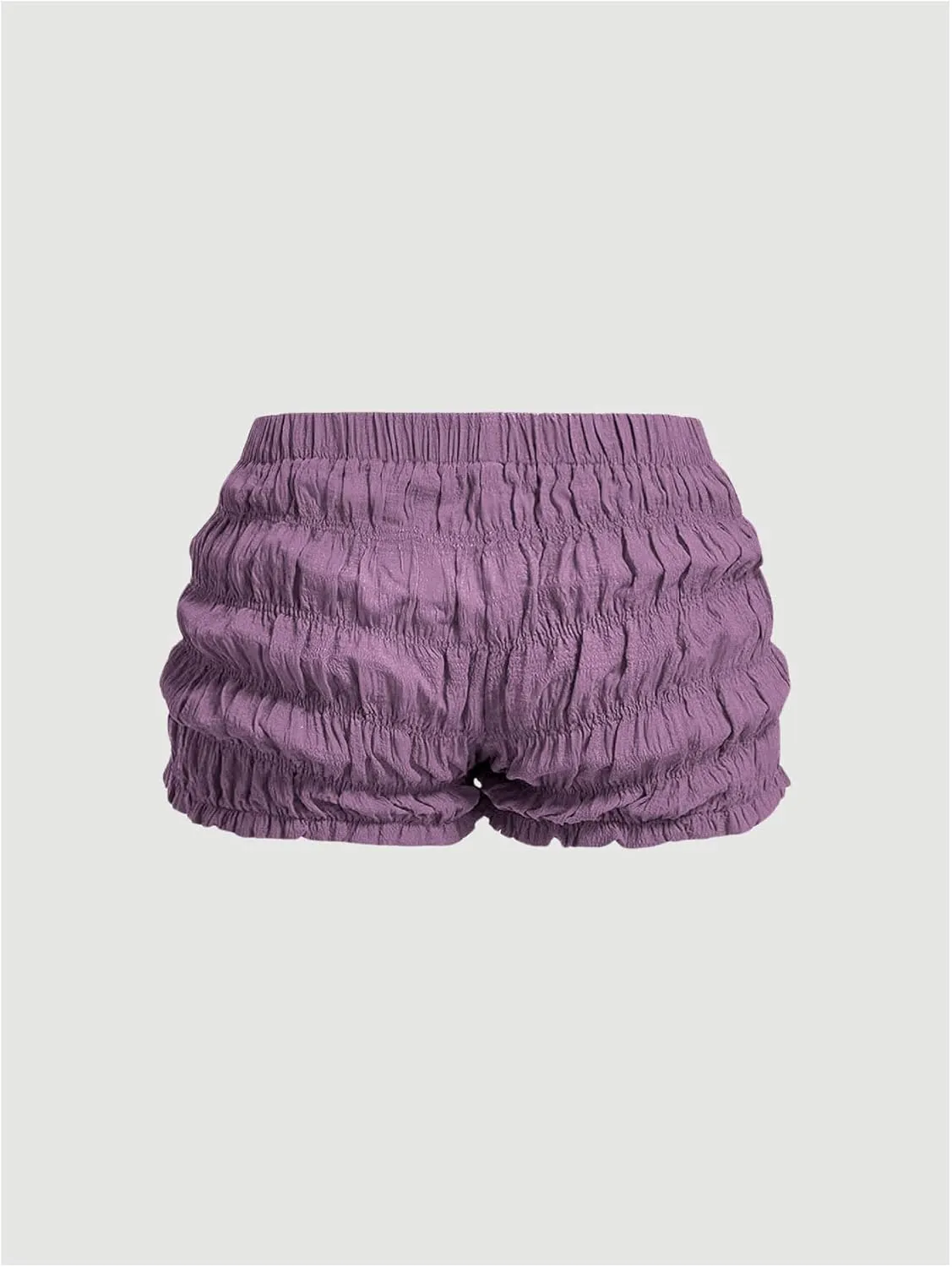 SOLY HUX Women's Ruffle Shorts Y2k Lace Lolita Bloomers Elastic Waist Frill Bottoms Micro Boyshorts