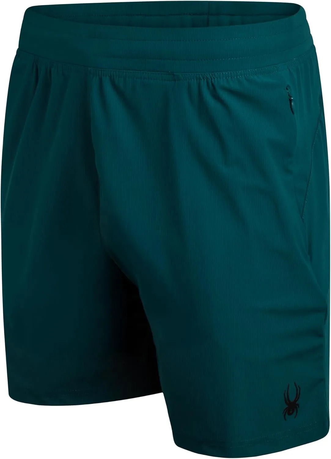 Spyder Men's Gym Shorts - Nylon Stretch 7'' Knit Active Workout Shorts with Zipper Pockets for Running, Hiking (Sizes: S-XL)