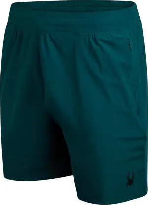 Spyder Men's Gym Shorts - Nylon Stretch 7'' Knit Active Workout Shorts with Zipper Pockets for Running, Hiking (Sizes: S-XL)