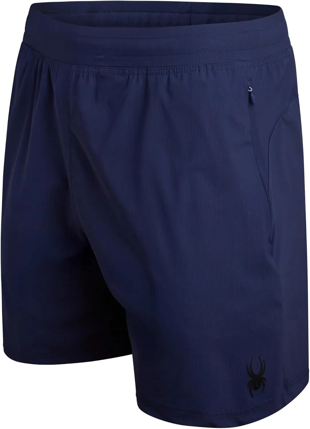 Spyder Men's Gym Shorts - Nylon Stretch 7'' Knit Active Workout Shorts with Zipper Pockets for Running, Hiking (Sizes: S-XL)