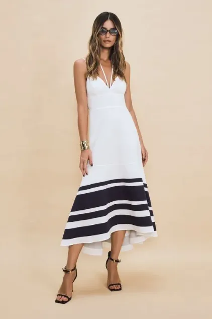 Striped Mullet Dress