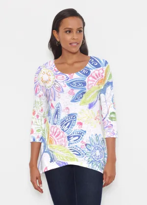 Summertime (13421) ~ Katherine Hi-Lo Thermal Tunic