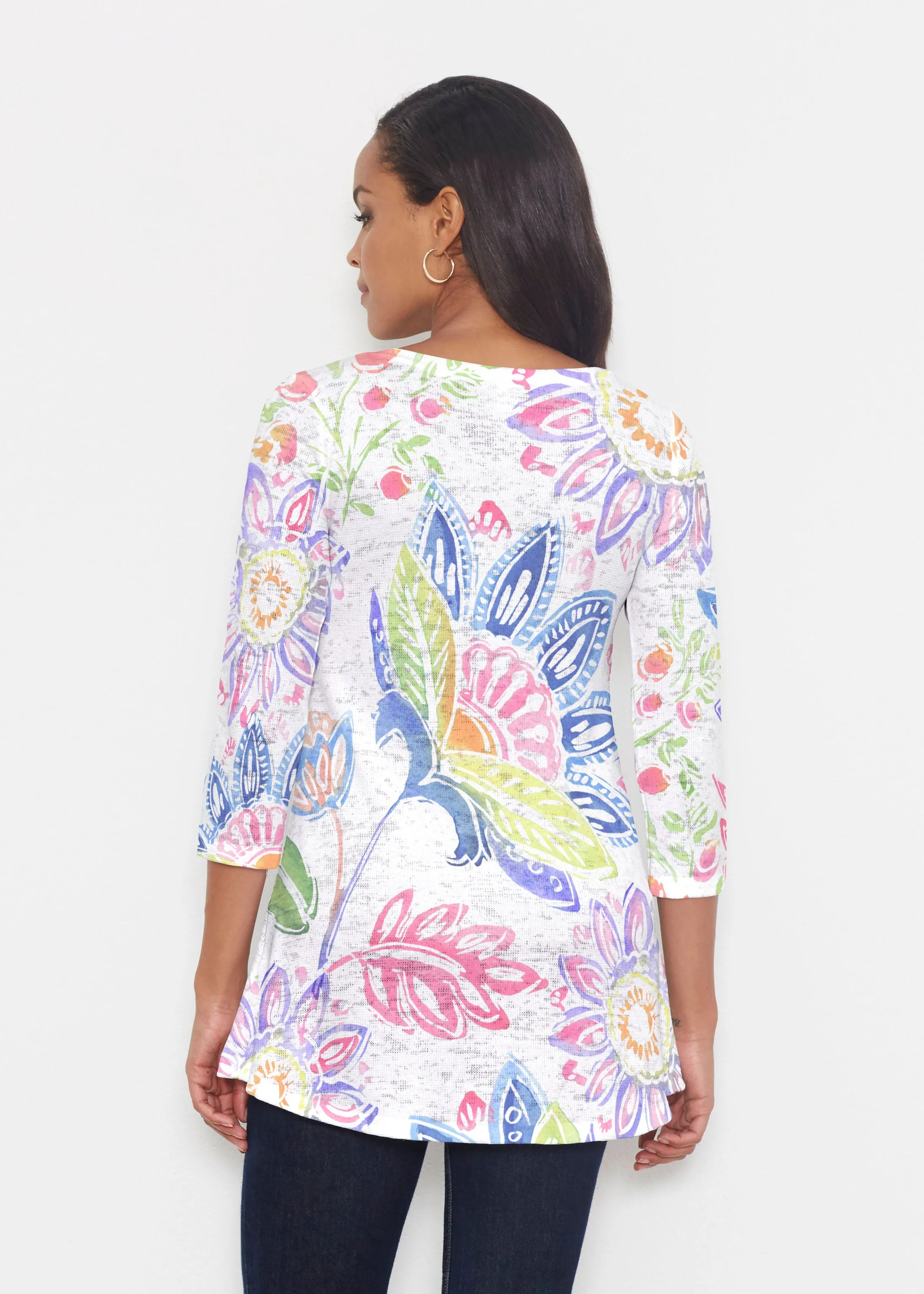 Summertime (13421) ~ Katherine Hi-Lo Thermal Tunic