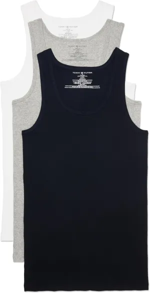 Tommy Hilfiger Men's Cotton Classics 3-Pack A-Shirt