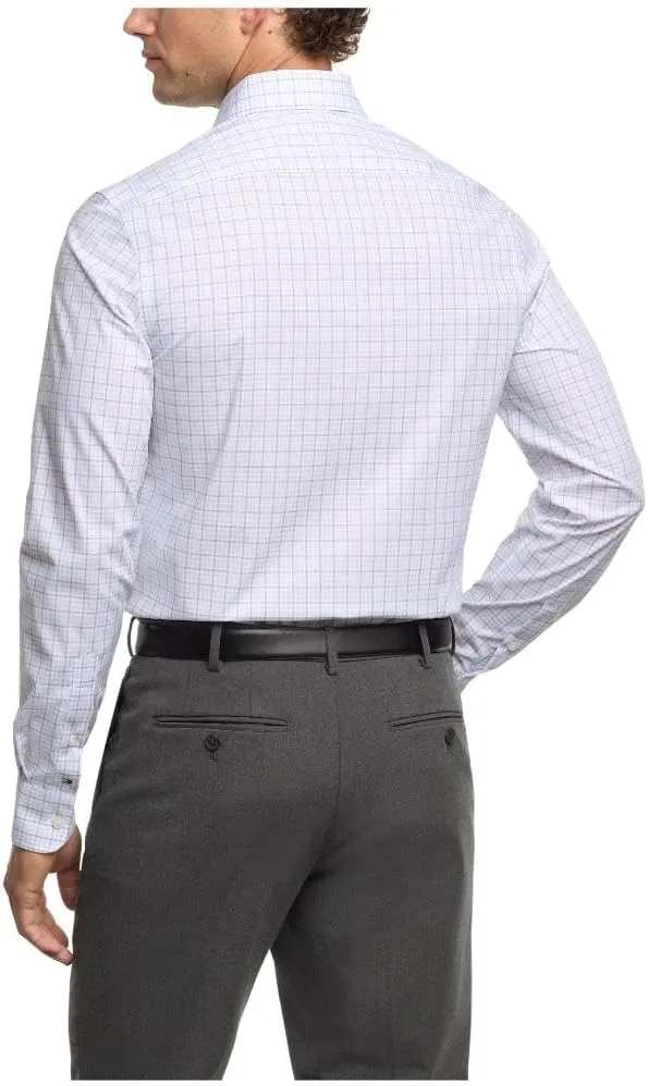 Tommy Hilfiger Men's Dress Shirt Slim Fit Stretch Twill