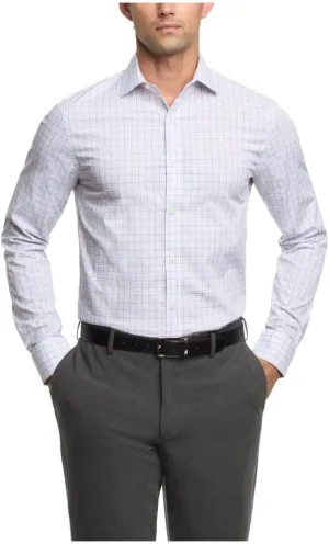 Tommy Hilfiger Men's Dress Shirt Slim Fit Stretch Twill