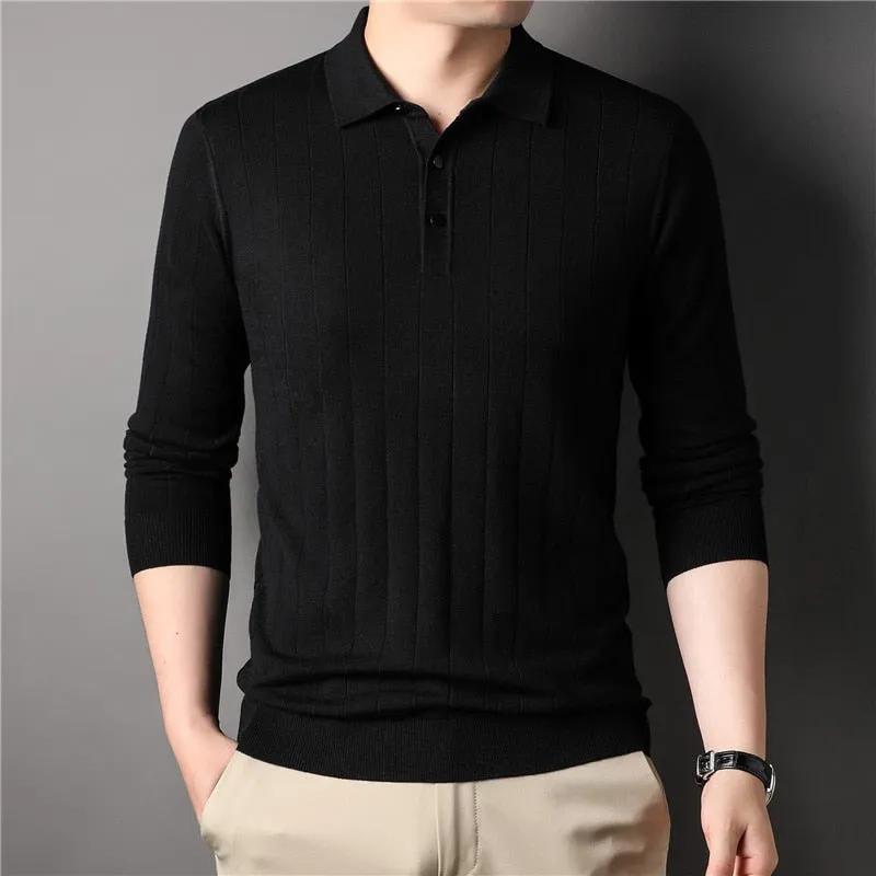 Toxyno Clothing Business Lapel Cardigan