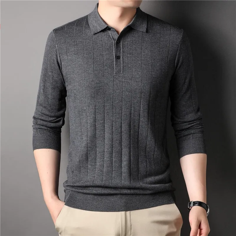 Toxyno Clothing Business Lapel Cardigan