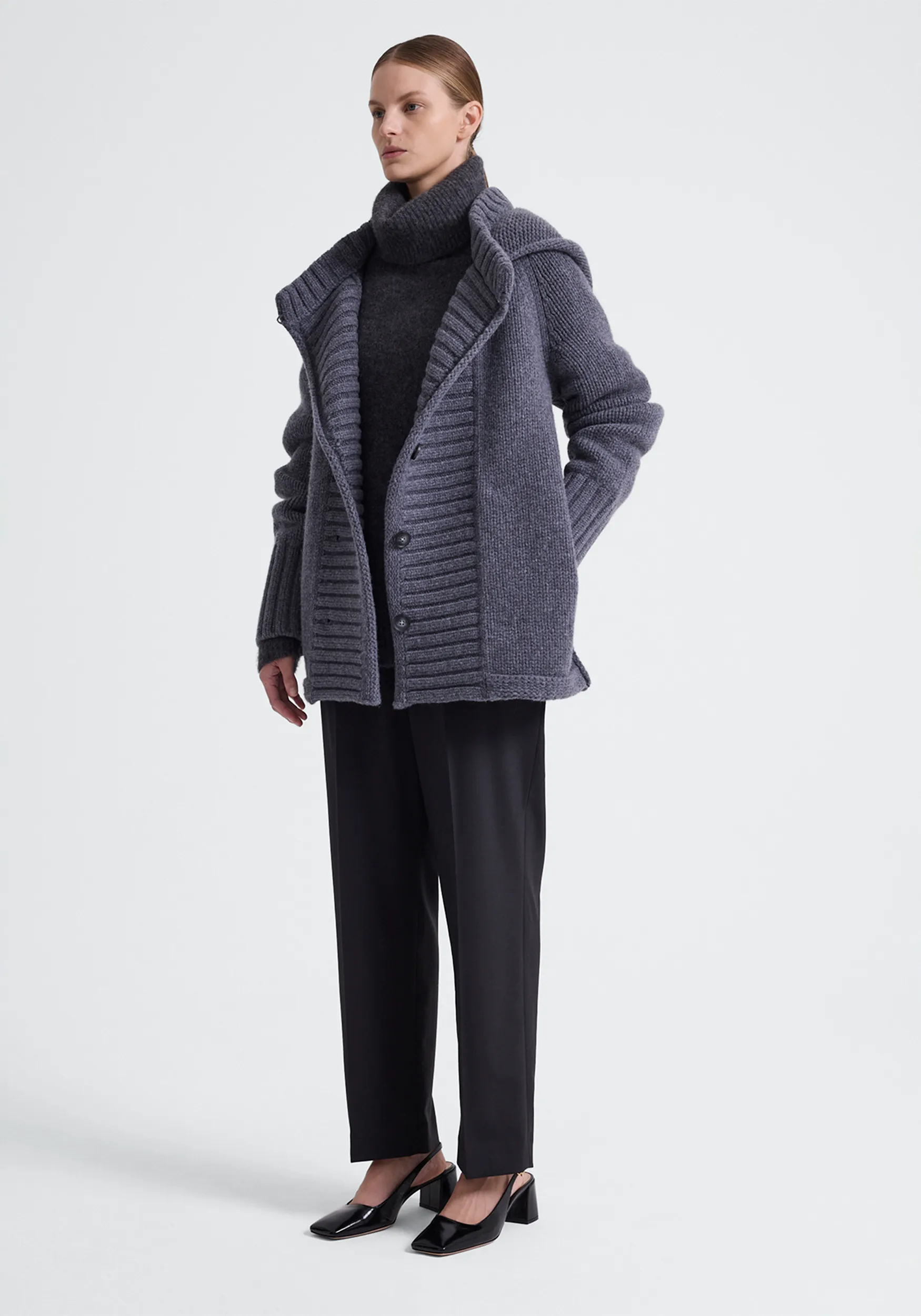 Trail Wool Cardigan - Molten