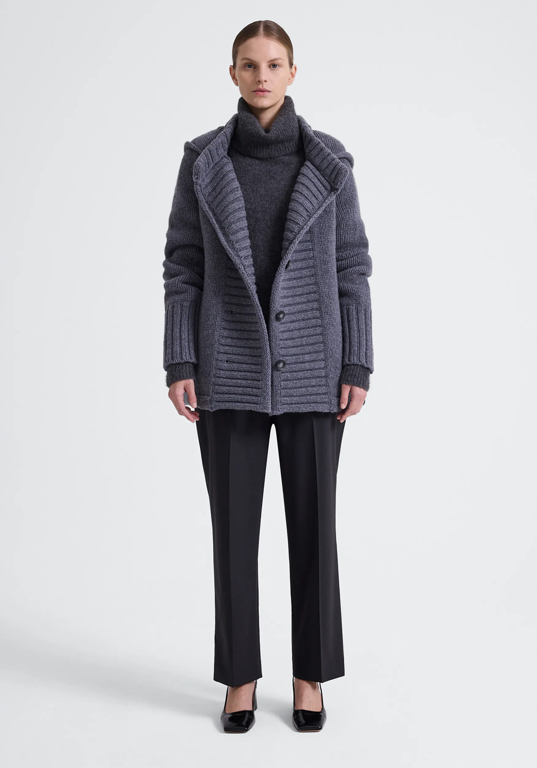 Trail Wool Cardigan - Molten