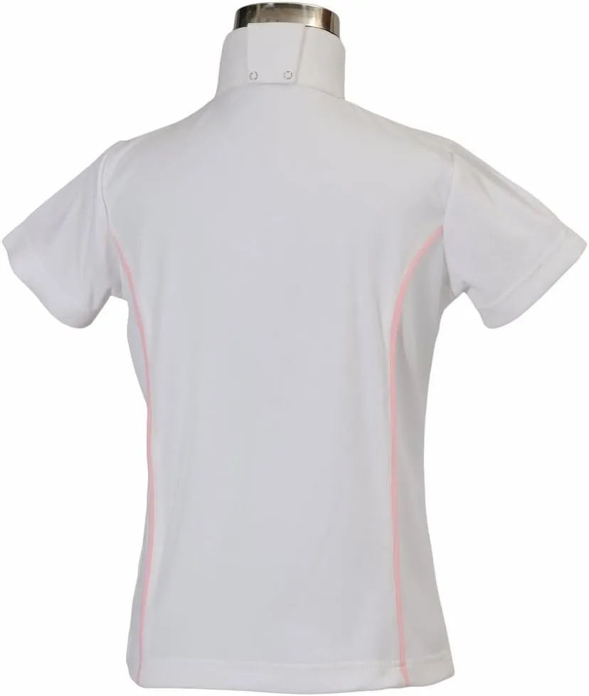 TuffRider Girl's Kirby Kwik Dry Short Sleeve Show Shirt