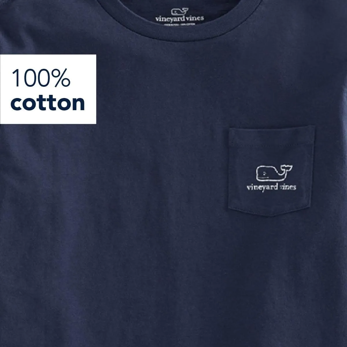 vineyard vines Boys' Short Sleeve Vintage Whale Pocket T-Shirt