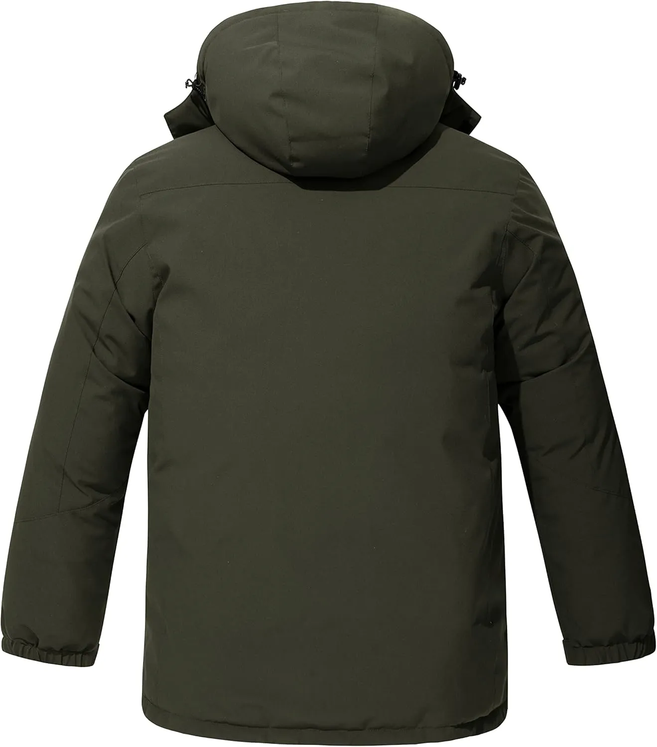 wantdo Men's Big and Tall Ski Jacket Waterproof Snowboarding Jacket Windproof Winter Coat with Hood