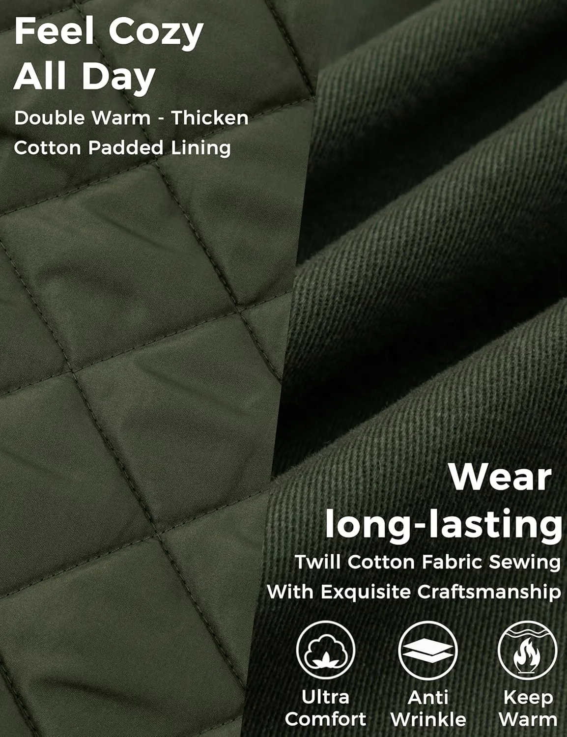 wantdo Women's Winter Thicken Puffer Coat Warm Fleece Lined Parka Jacket with Fur Hood