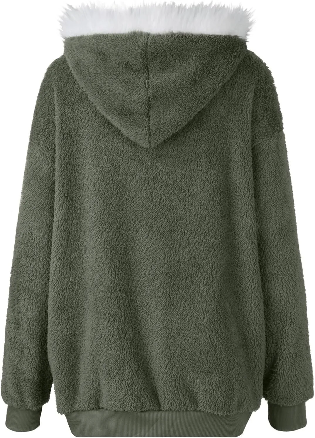 Winter Coats for Women 2024 Casual Fleece Jacket Warm Soft Outdoor Sherpa Lined Thick Coats Outwear with Pockets