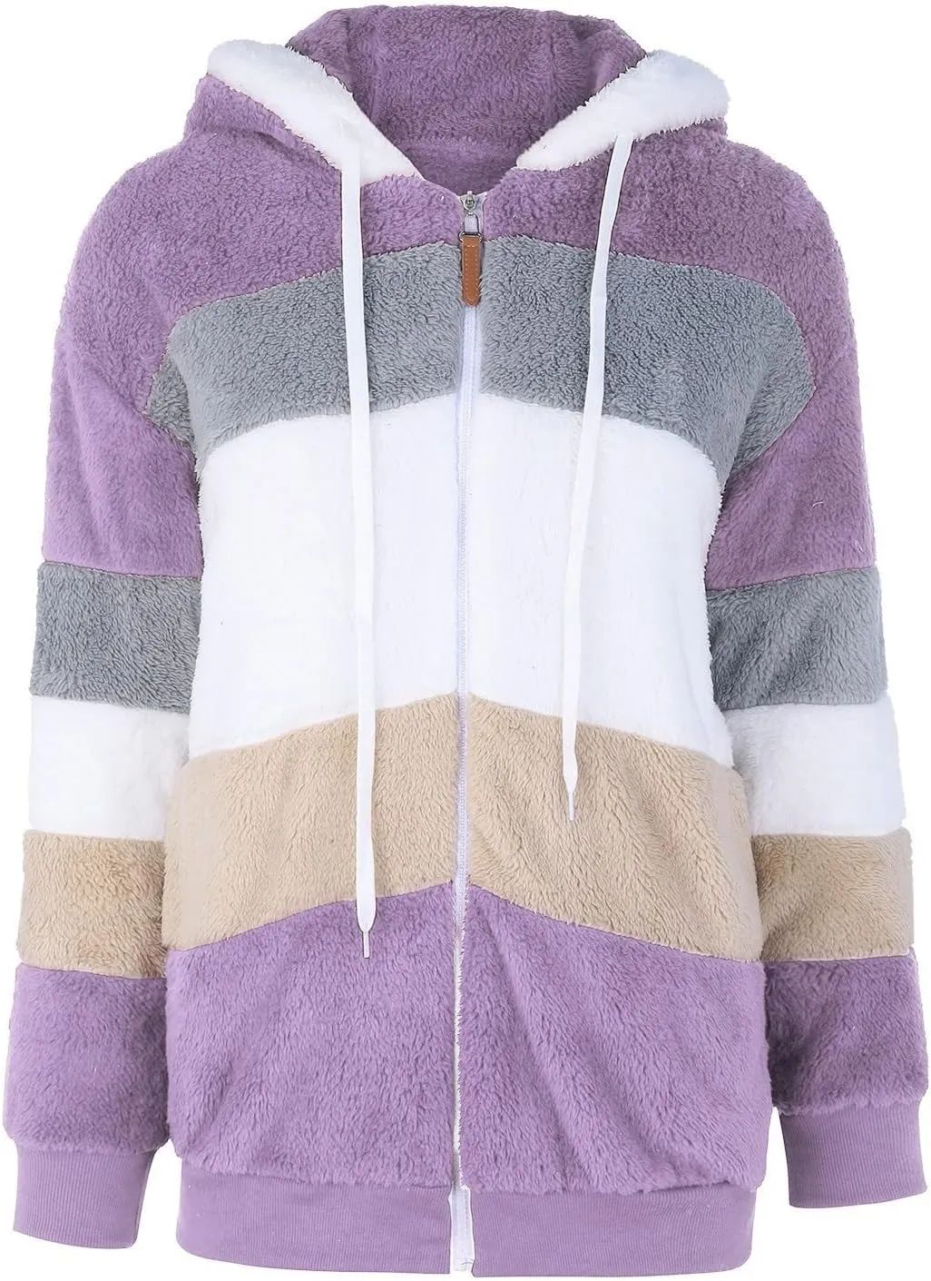 Winter Coats for Women 2024 Casual Fleece Jacket Warm Soft Outdoor Sherpa Lined Thick Coats Outwear with Pockets