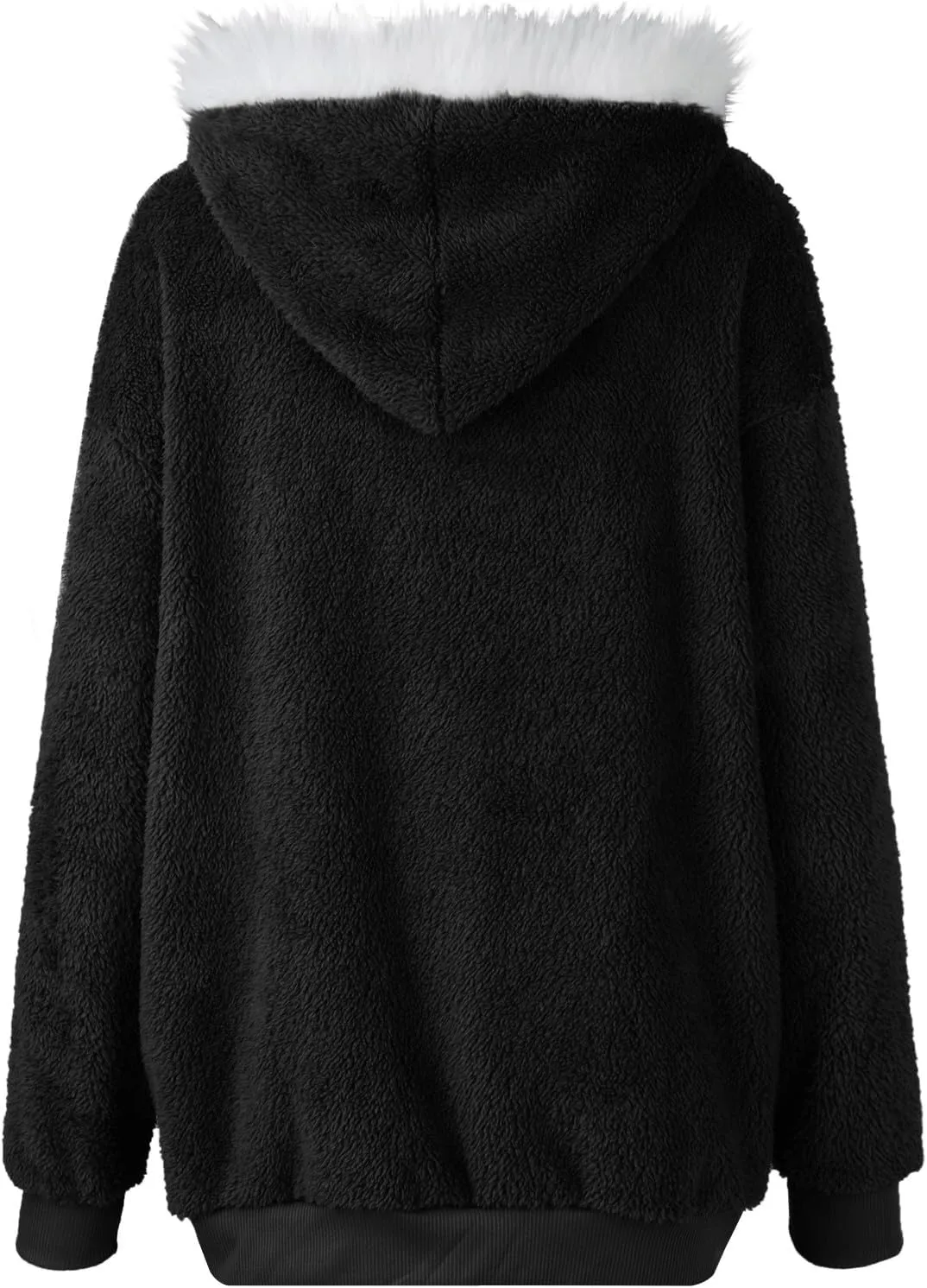 Winter Coats for Women 2024 Casual Fleece Jacket Warm Soft Outdoor Sherpa Lined Thick Coats Outwear with Pockets