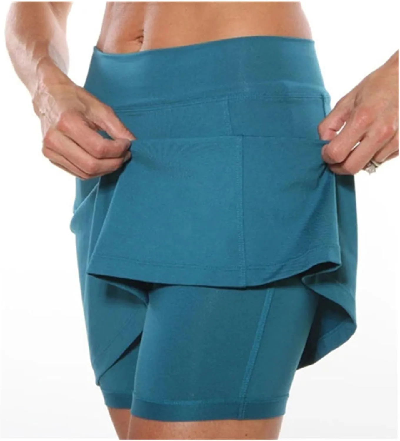 Women Tennis Skirt with Shorts High Waisted Stretchy Golf Skorts with Pockets Casual Athletic Skirts