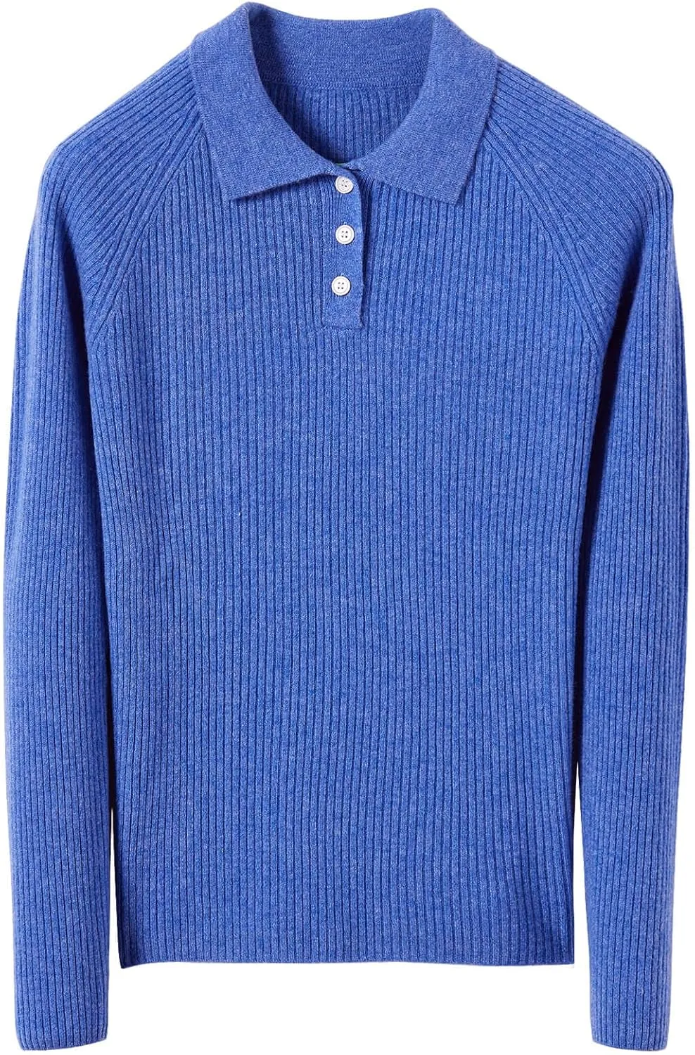 Women's 100% Merino Wool Sweater 2025 Fall Winter Polo Neck Long Sleeve Warm Soft Knit Pulover Sweater