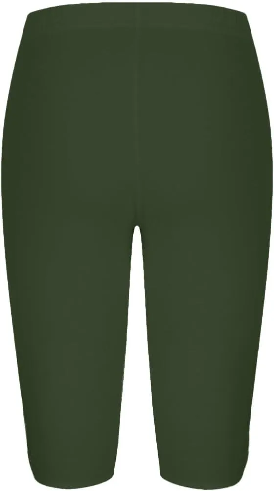 Womens Capris for Summer Tummy Control Cropped High Waist Yoga Bottoms Stretchy Leggings Workout Compression Pants
