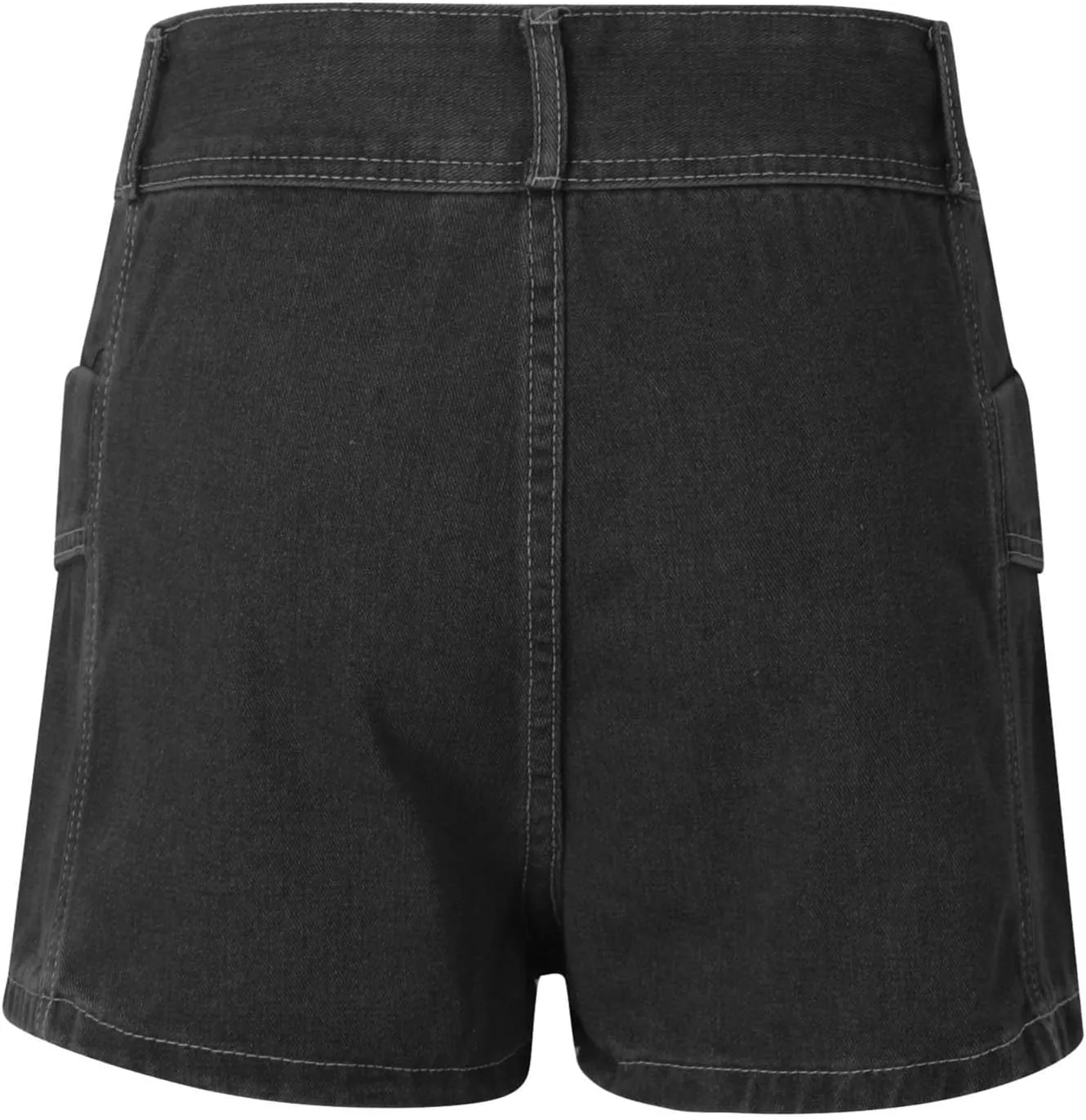 Women's Casual Shorts A Line Denim Shorts Wash Chic Slimming Skort Denim Skort Jean Skirt Summer Outfits 2024