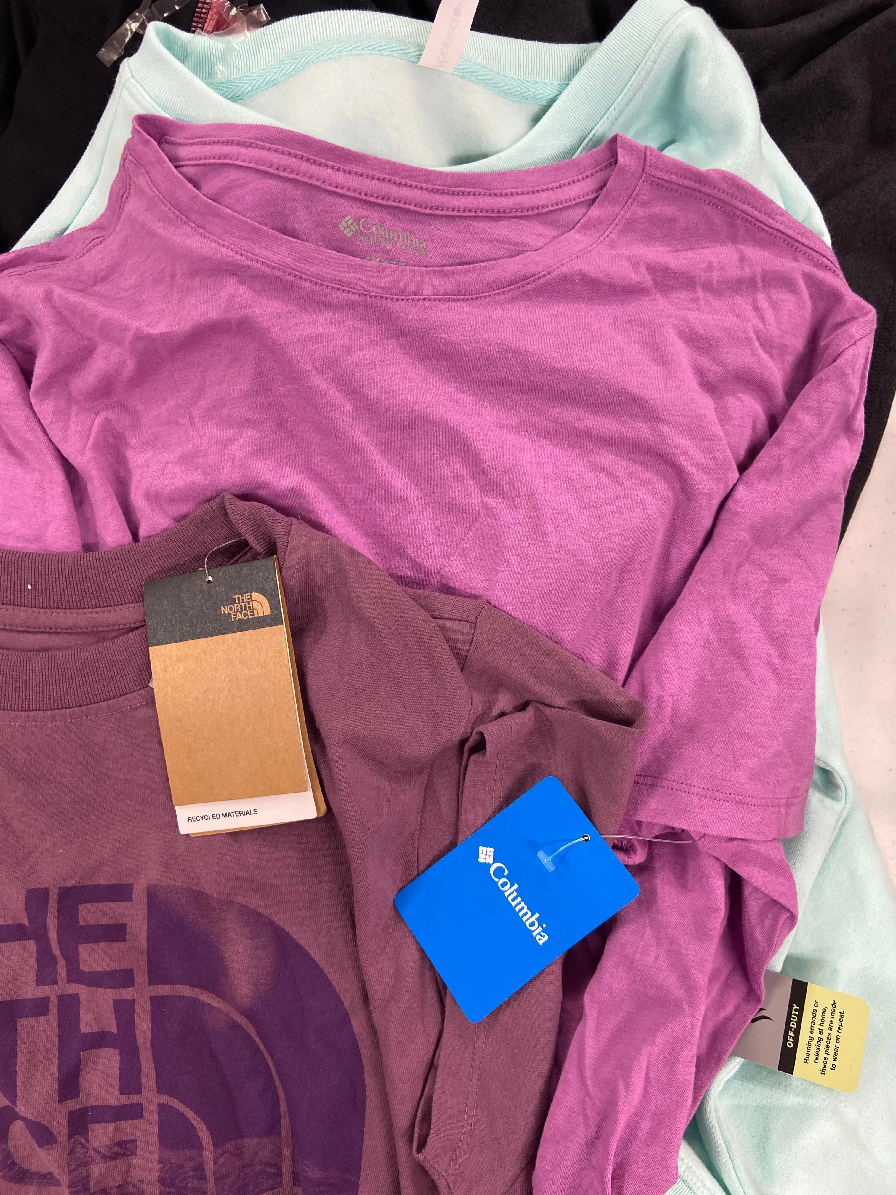 Women's Clothing Activewear Wholesale Lot, THE NORTH FACE, UNDER ARMOUR, ADIDAS, COLUMBIA, IDEOLOGY and more, 20 items, Shelf Pulls, MSRP $571