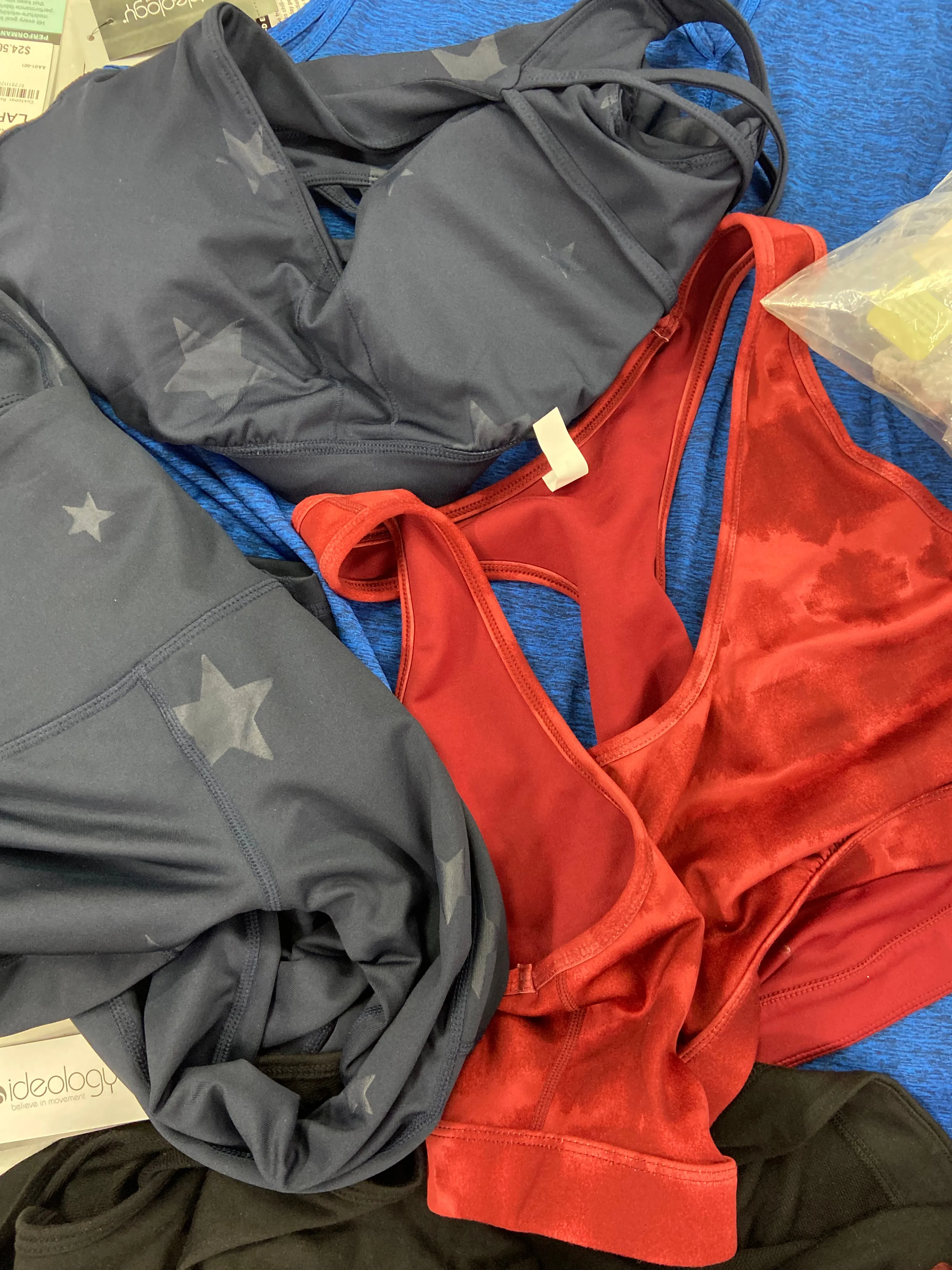 Women's Clothing Activewear Wholesale Lot, THE NORTH FACE, UNDER ARMOUR, ADIDAS, COLUMBIA, IDEOLOGY and more, 20 items, Shelf Pulls, MSRP $571
