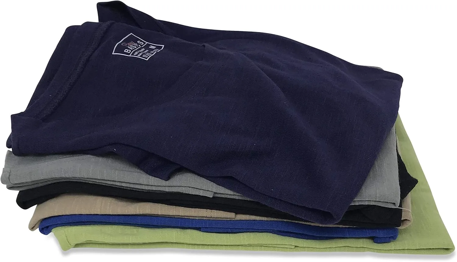 Women's Everyday Flowy Slub Burnout Active Casual Workout Crew T Shirt Tops | Multi Packs & Colors