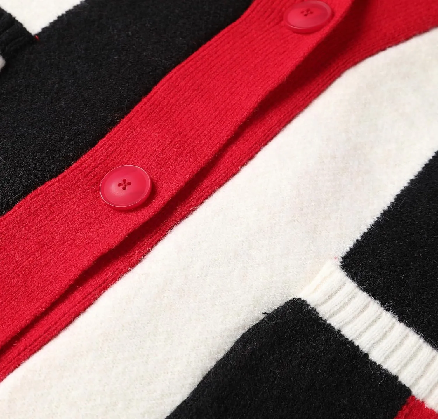 Womens Long Sleeve Cable Knitted Color Block Boho Striped Sweater Cardigans for Early Spring,Fall or Winter