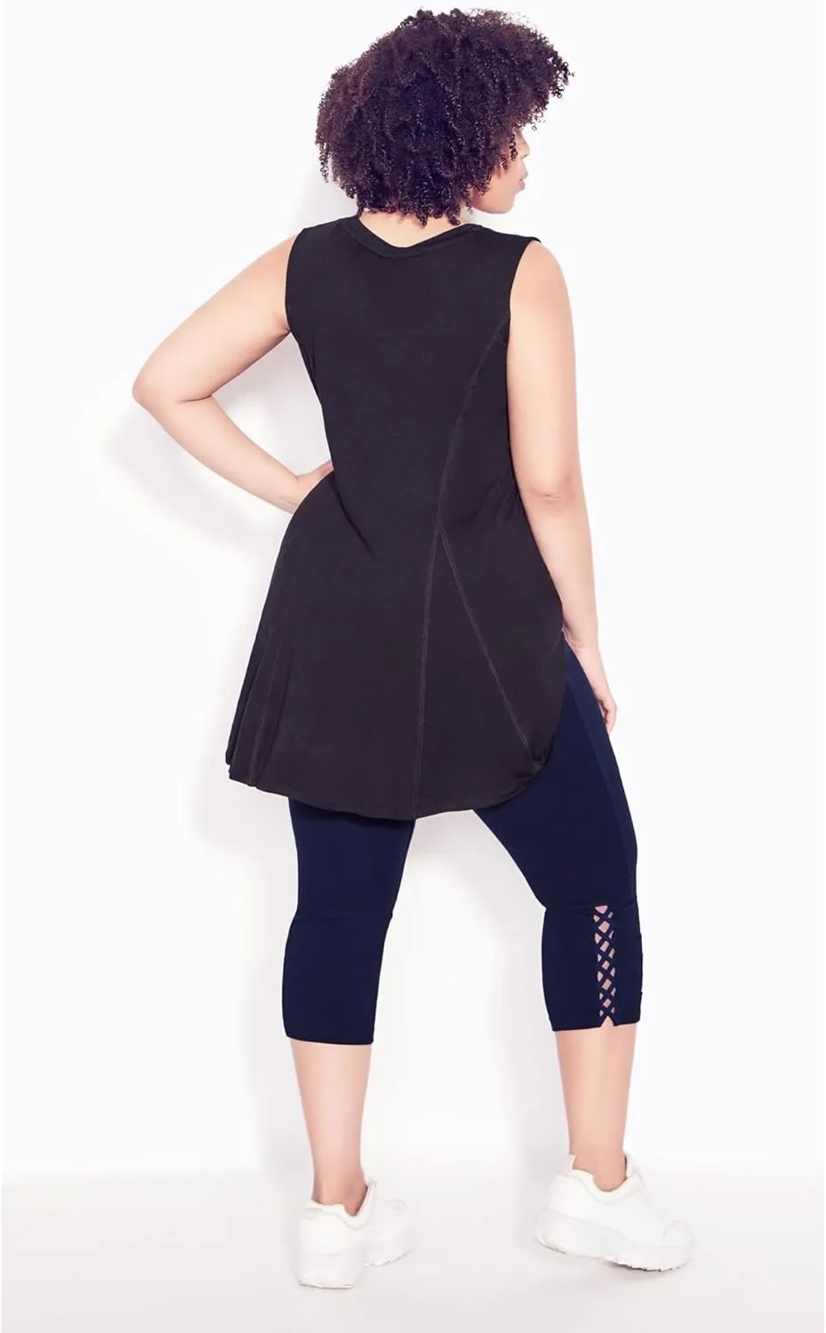 Women's Plus Size Cross Hem Legging