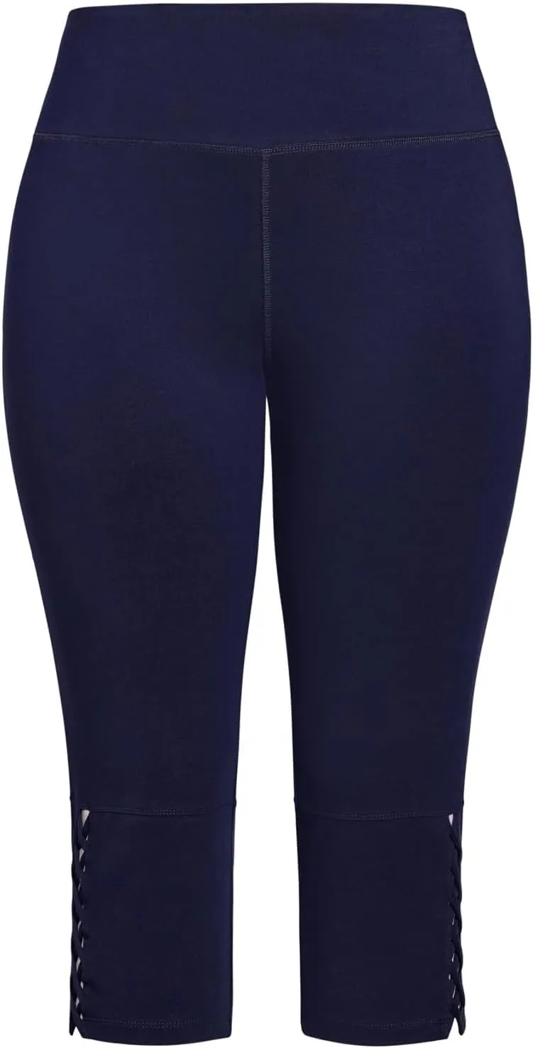 Women's Plus Size Cross Hem Legging