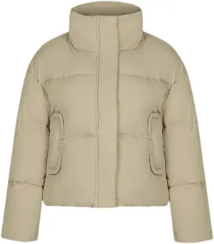 Women's Puffer Warm Jacket Short Removable Sleeve Down Cotton-Padded Clothes Thicken Jacket Coat