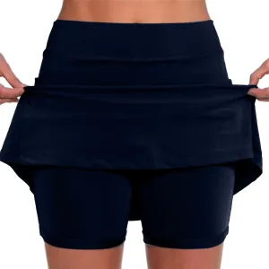 Womens Summer Tennis Skirts with Shorts Underneath, Pickleball, Athletic, Workout and Golf Skorts Lightweight Skirt Workout