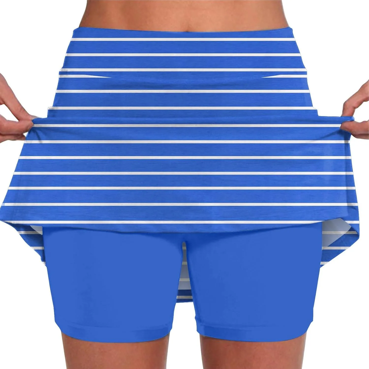 Womens Summer Tennis Skirts with Shorts Underneath, Pickleball, Athletic, Workout and Golf Skorts with Pockets