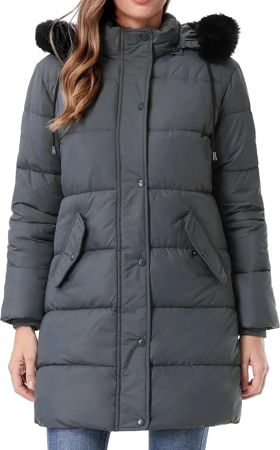 Women's Warm Winter Coat Waterproof Long Puffer Jacket Thickened Down Jacket