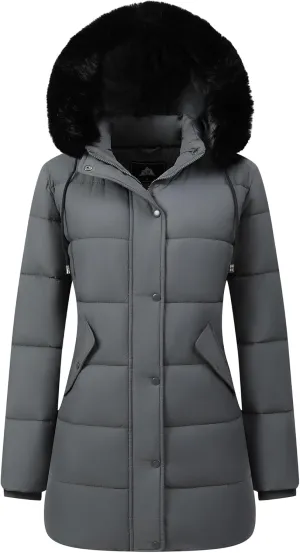 Women's Warm Winter Coat Waterproof Long Puffer Jacket Thickened Down Jacket
