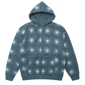 YARDSALE REVERSIBLE THERMAL HOOD // BLACK/CHARCOAL